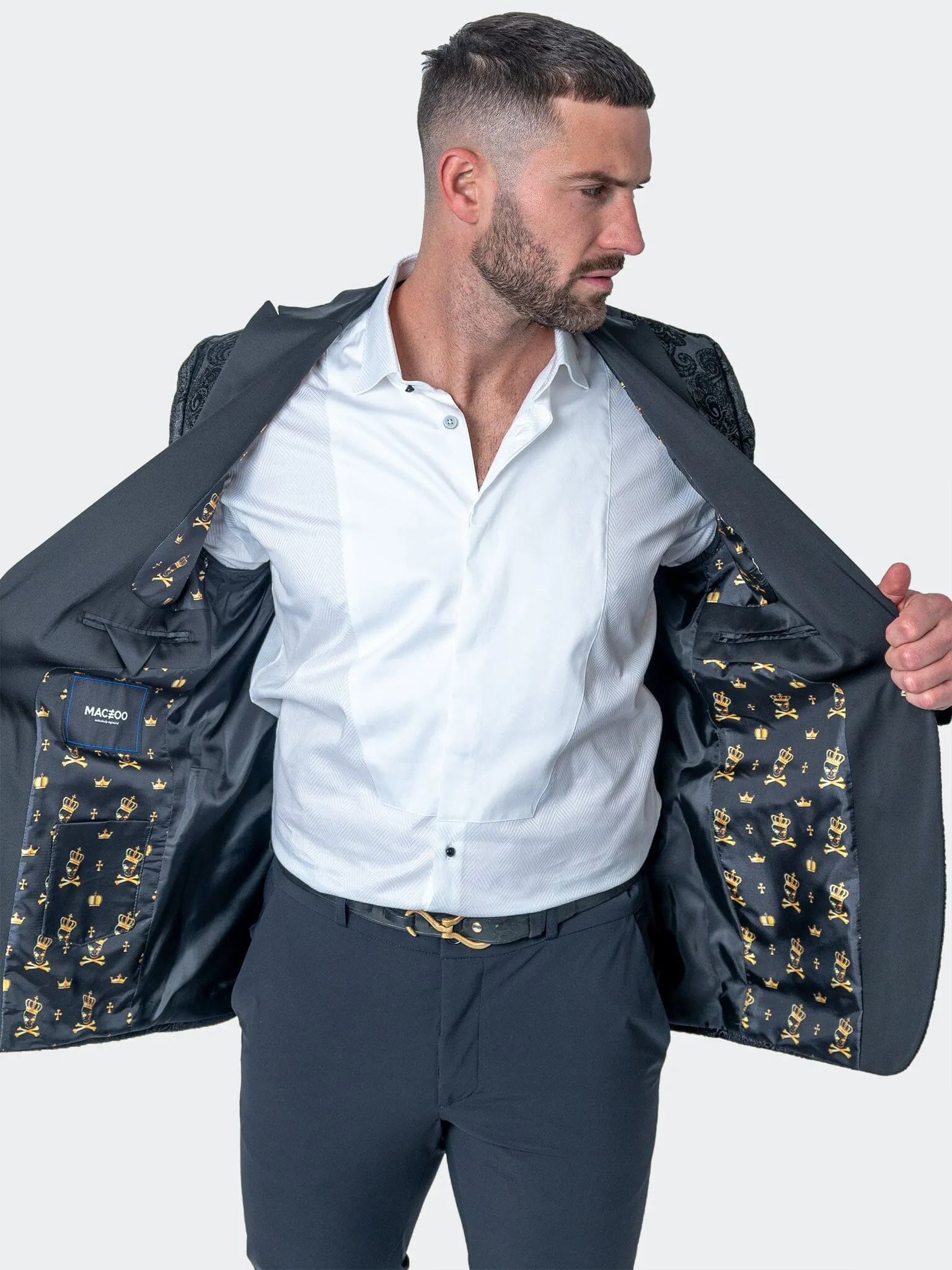 Blazer Tesla PaisleyFlok Noir