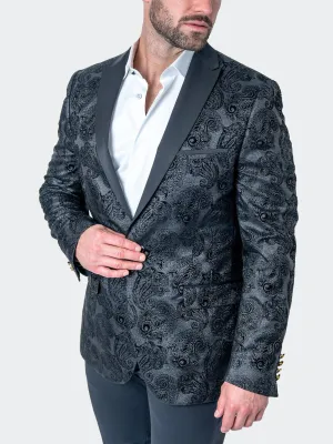 Blazer Tesla PaisleyFlok Noir