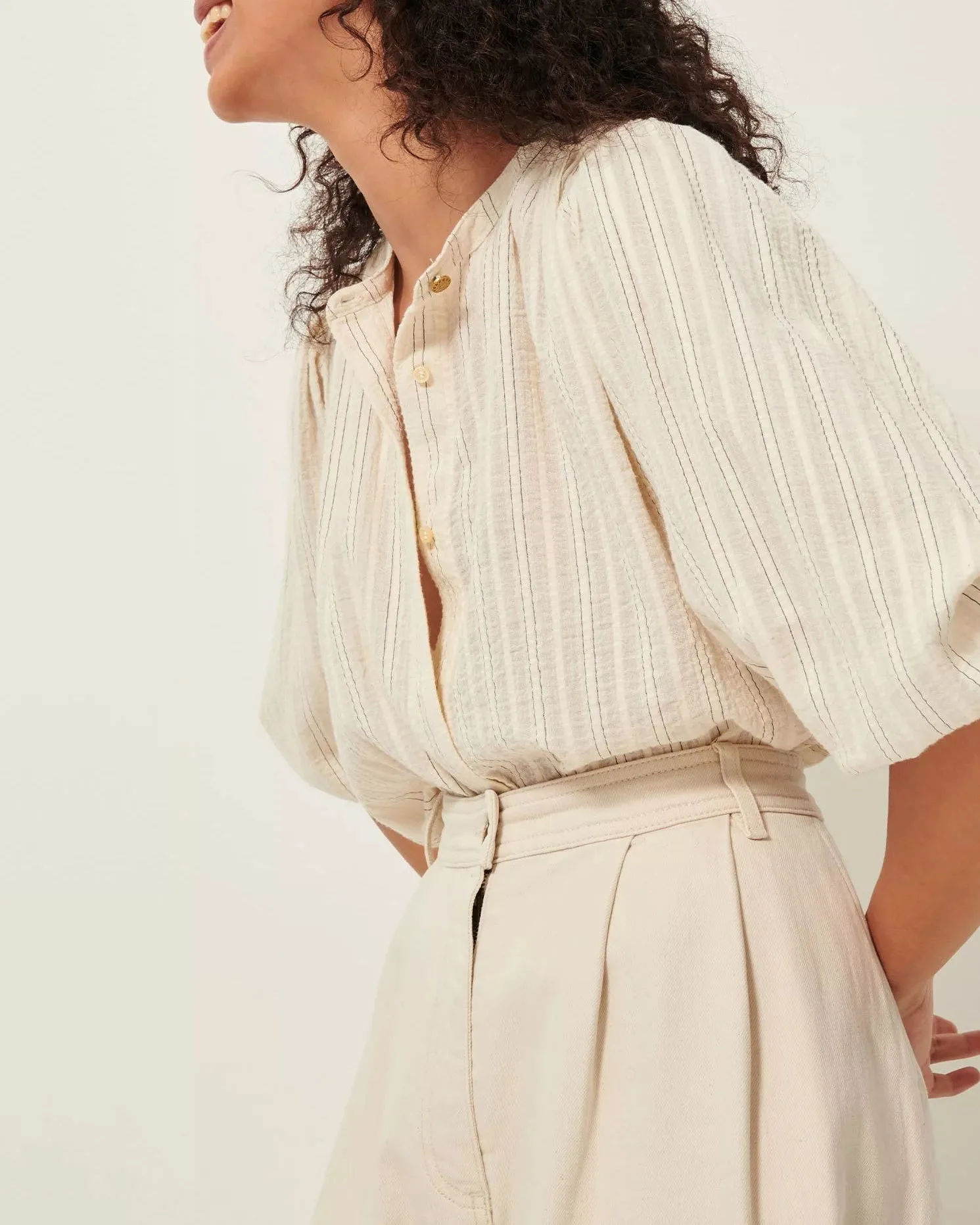 Blouse A View Sable crème