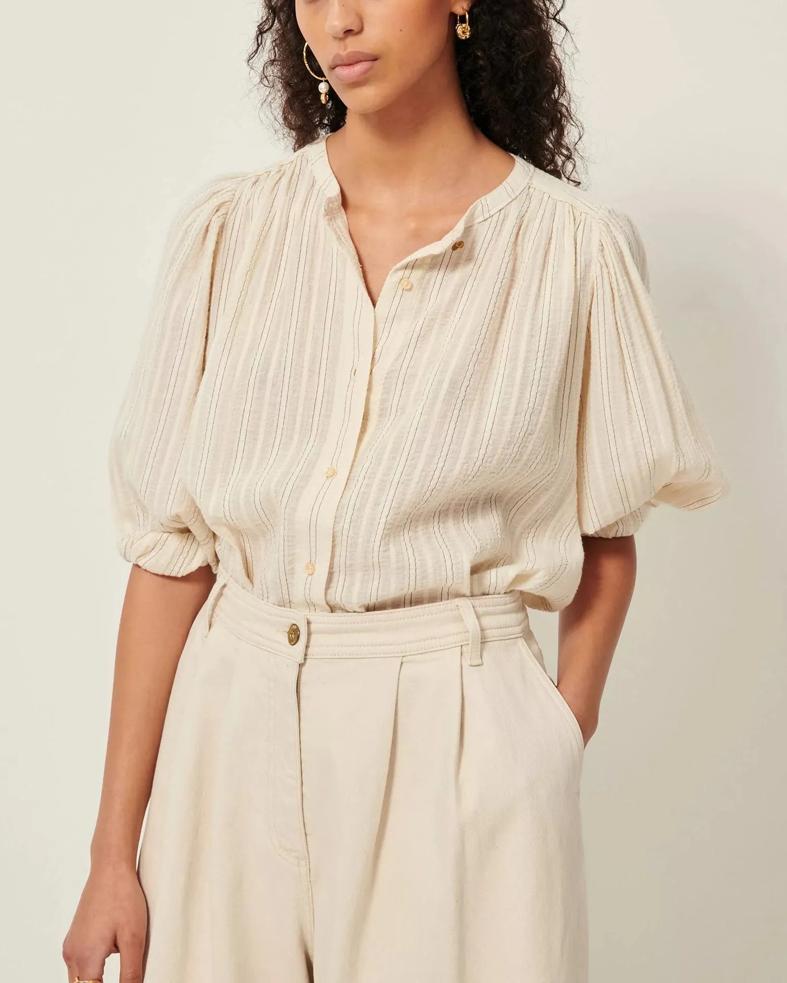 Blouse A View Sable crème