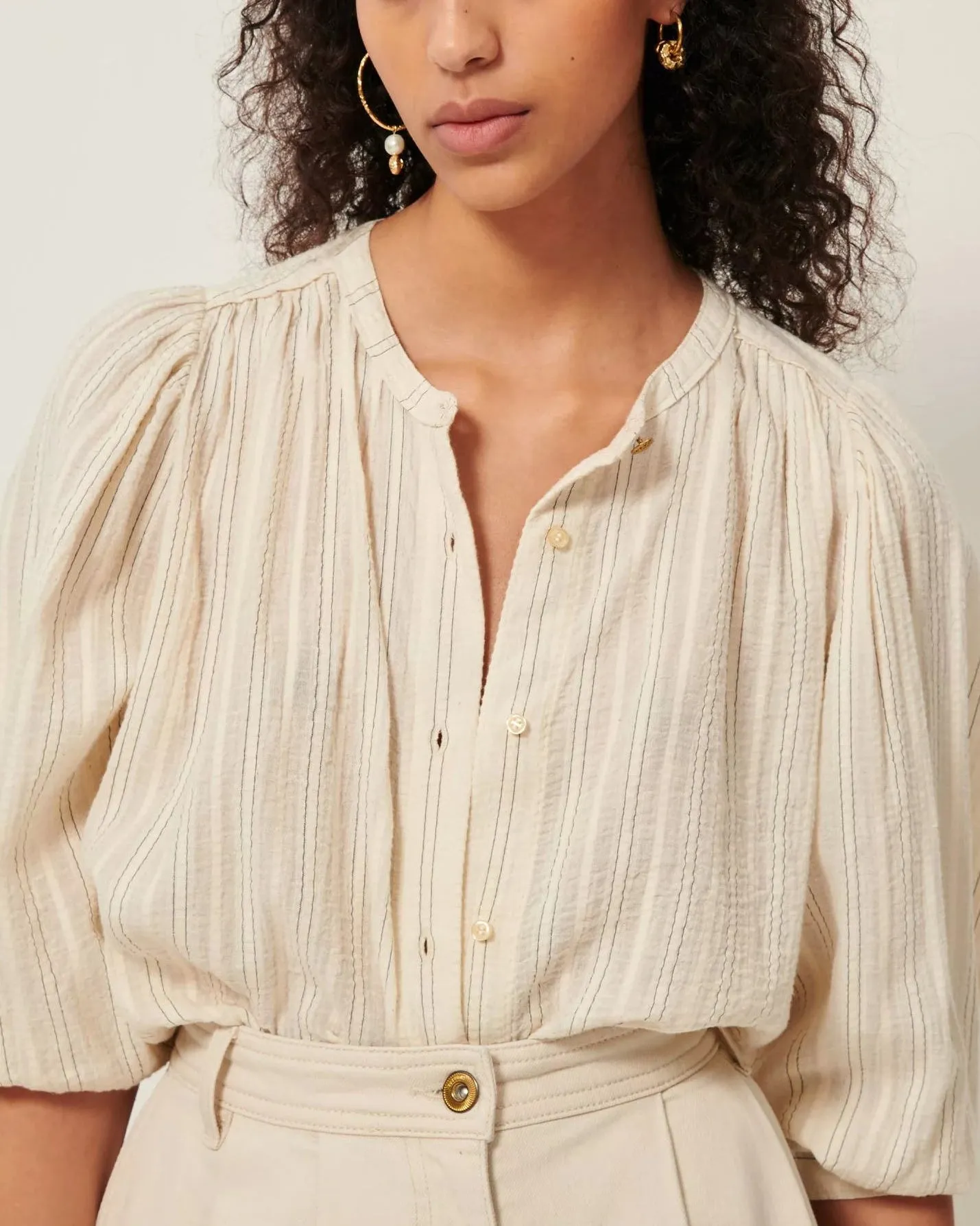 Blouse A View Sable crème