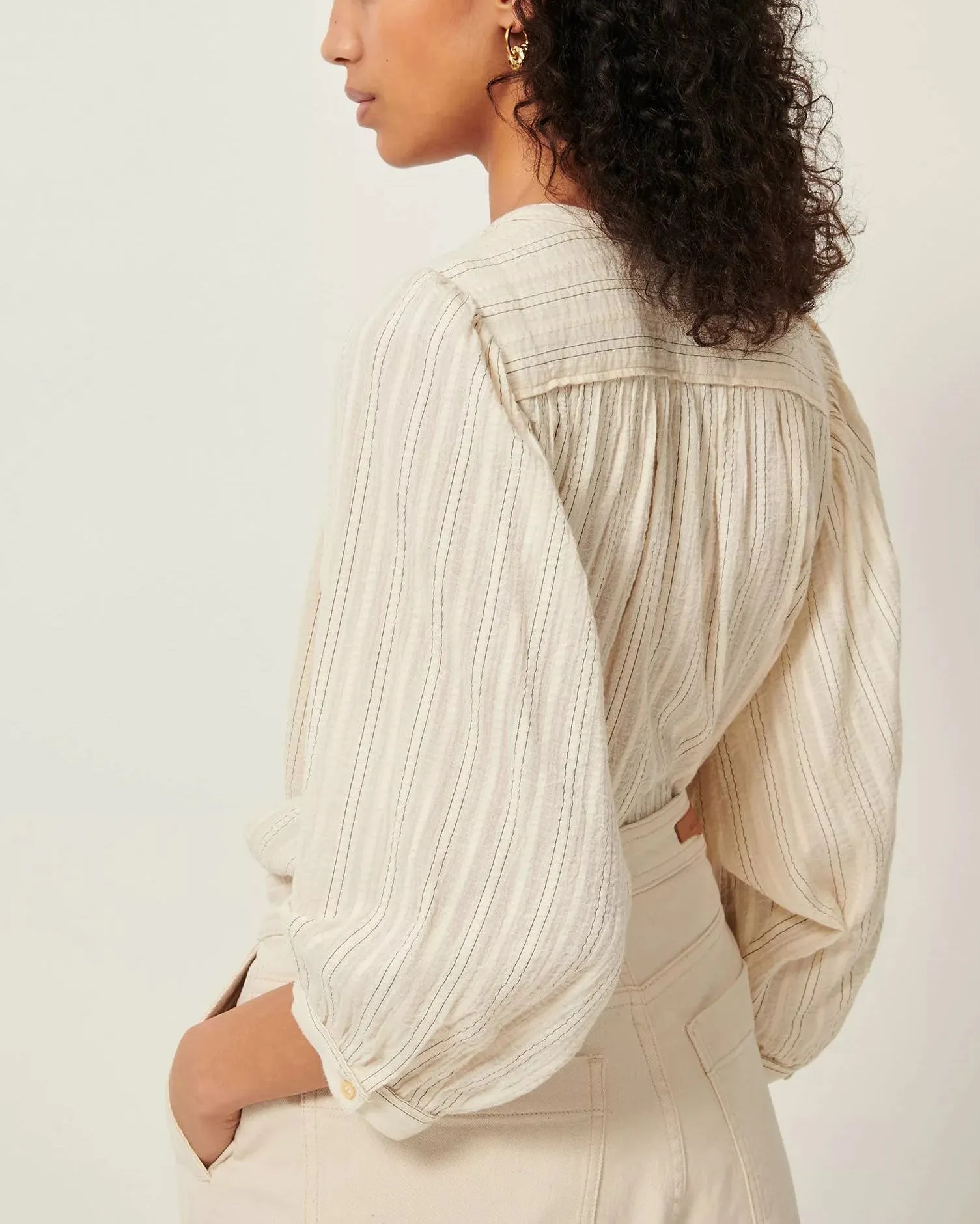 Blouse A View Sable crème