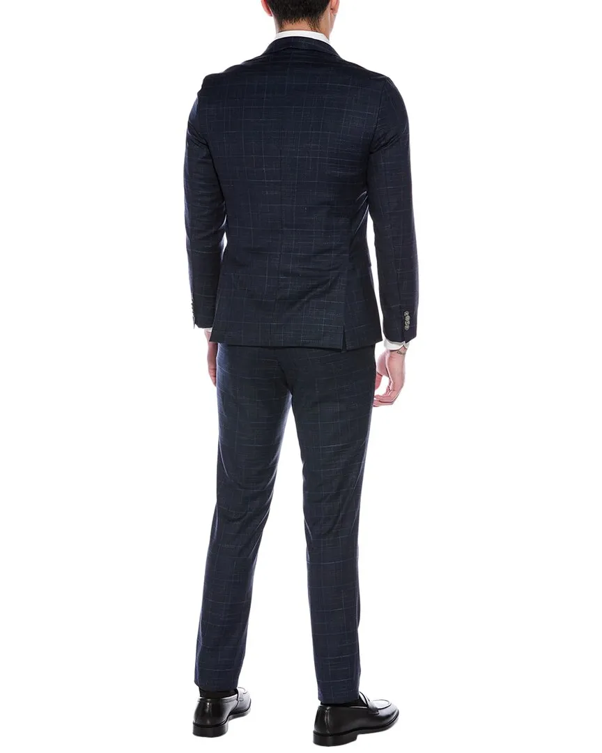 Costume BOSS Hugo Boss 2 pièces ajusté en laine mélangée