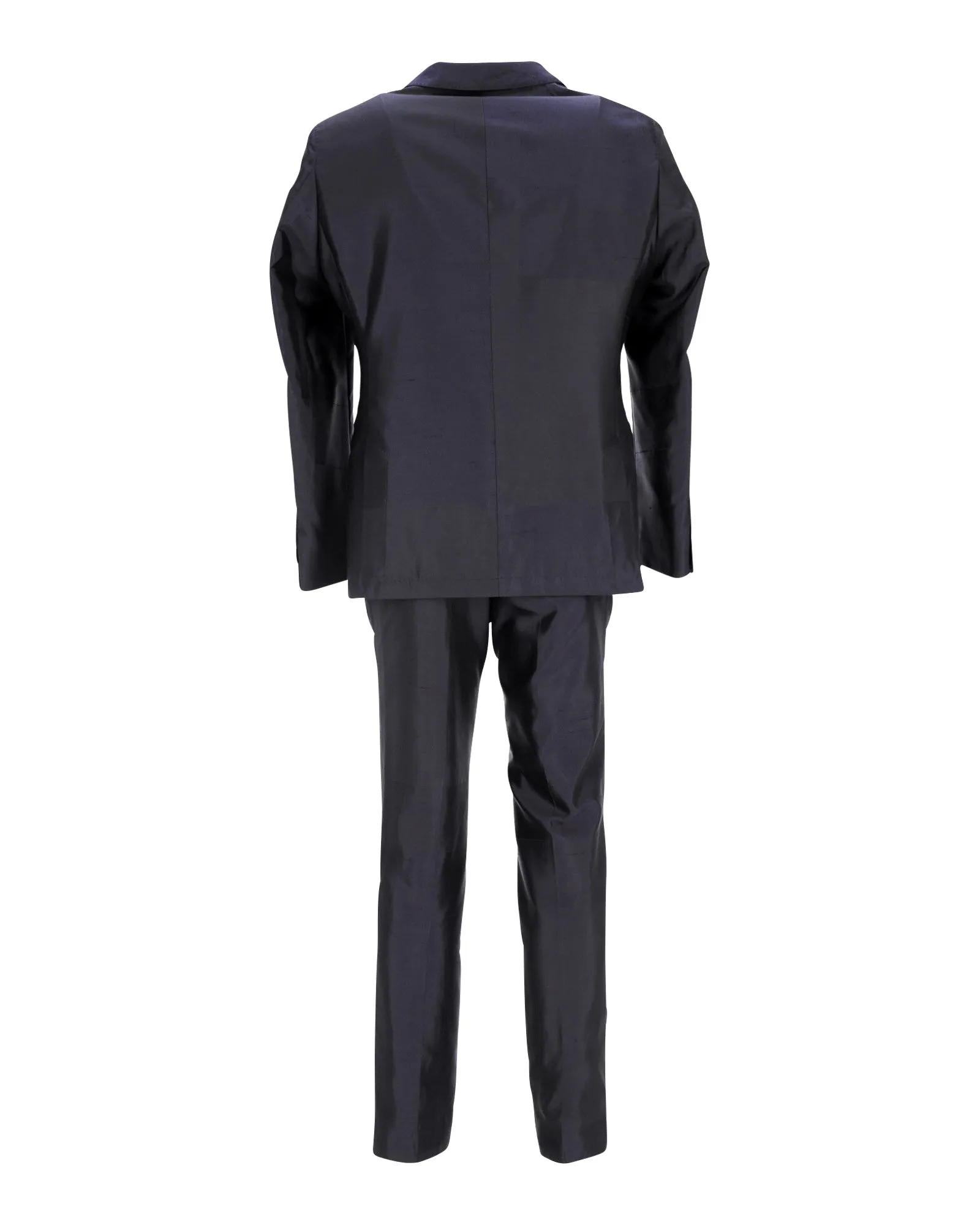 Costume sur mesure Boss Hugo Boss en polyester bleu marine