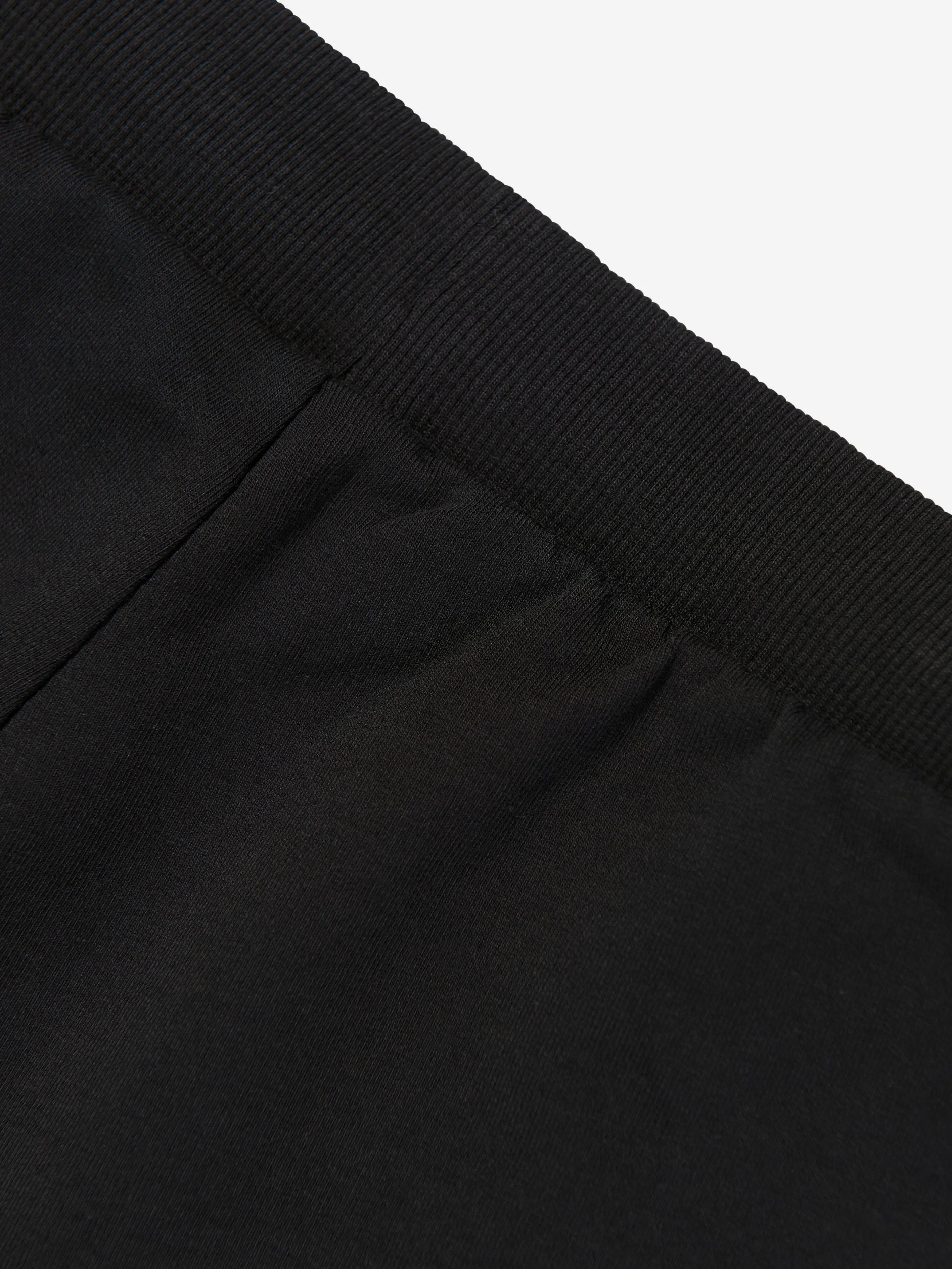 Short pour garçons avec logo imprimé en noir
