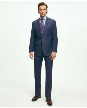Brooks Brothers Costume Homme Taille Regent Laine Overcheck 1818 Bleu Brooks Brothers