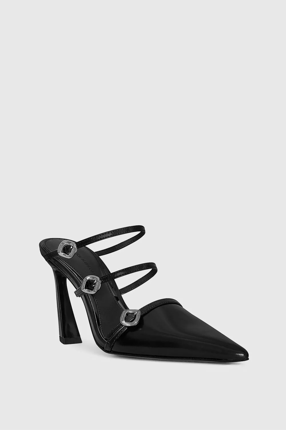 Mule à talon avec boucle