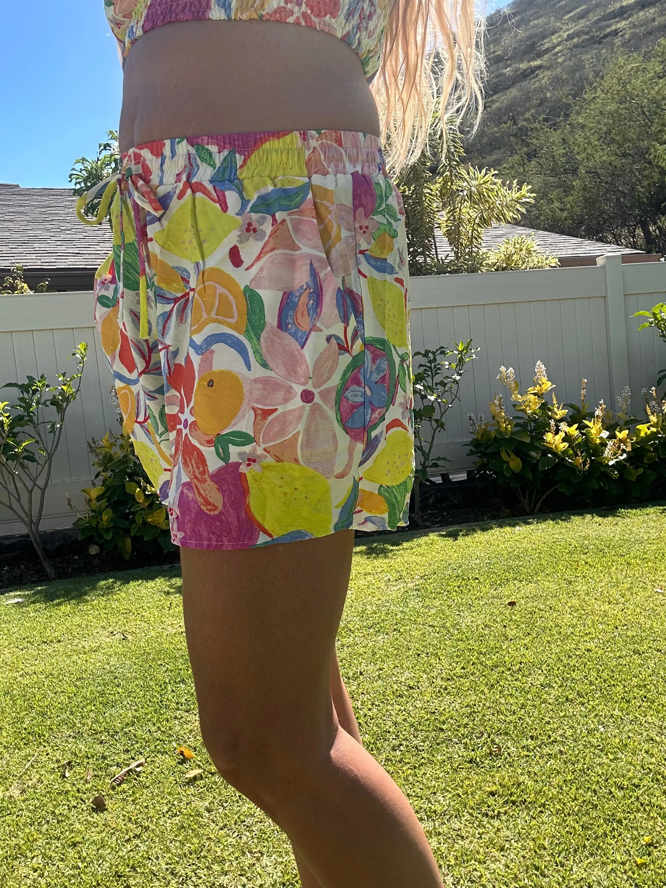 Short imprimé calebasse
