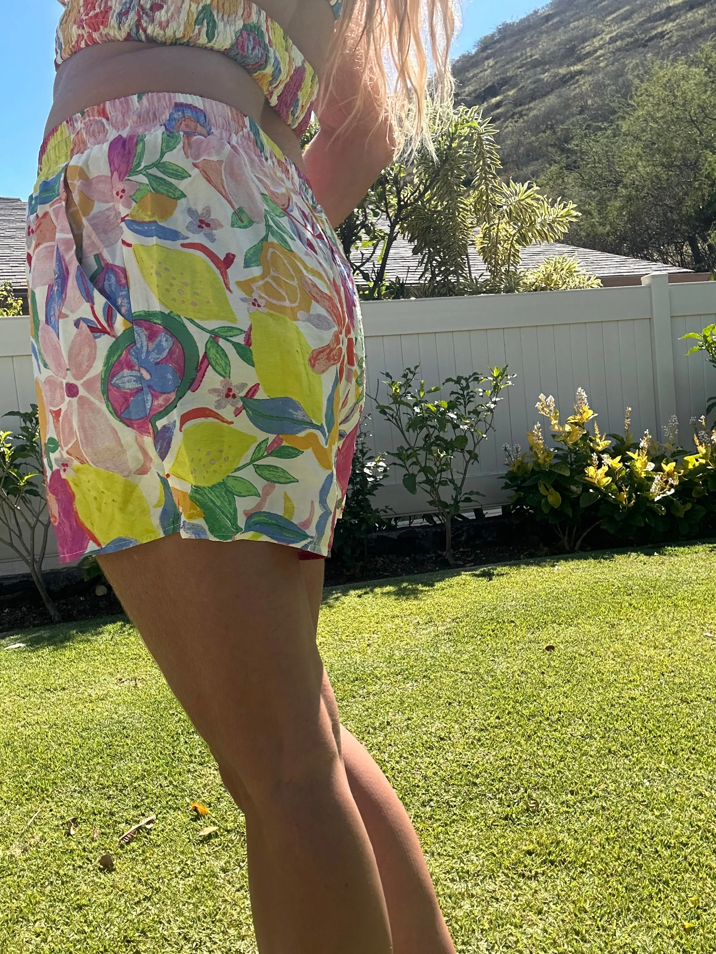 Short imprimé calebasse
