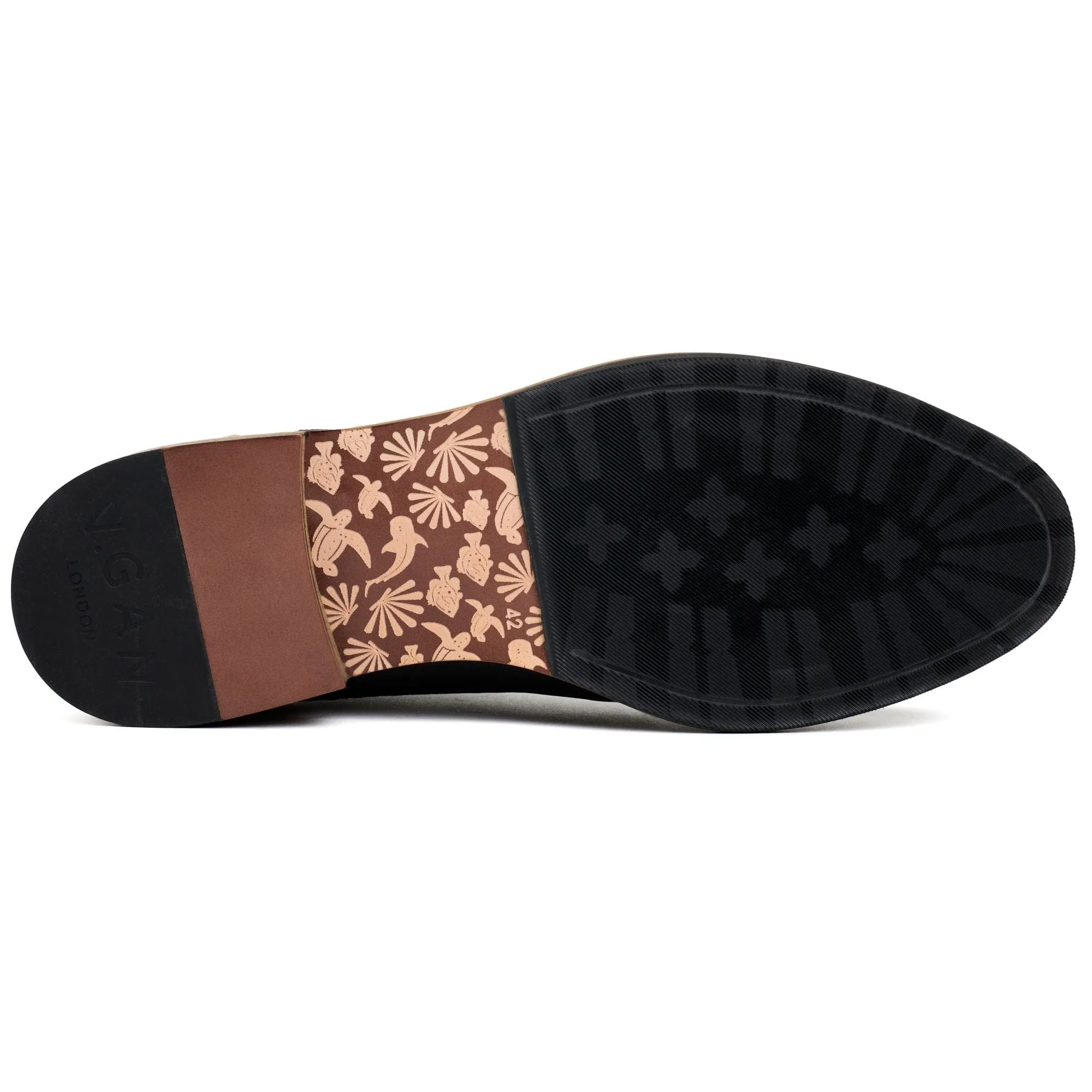 Bottes Chelsea en simili-cuir végane pour hommes Cardamom | Noir