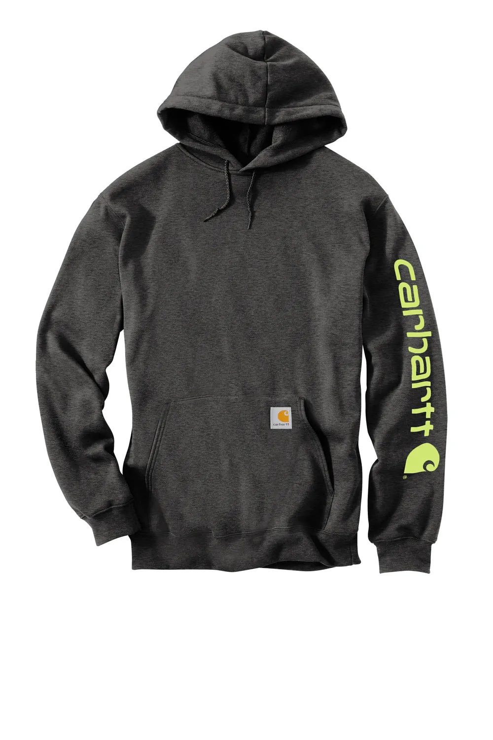 Pull à capuche Carhartt pour hommes avec poche kangourou - Gris anthracite chiné