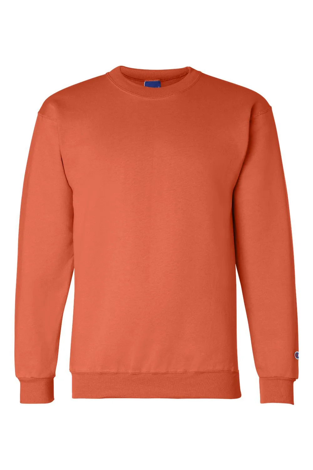 Champion Sweat-shirt à col rond en polaire anti-humidité éco Double Dry pour homme - Orange