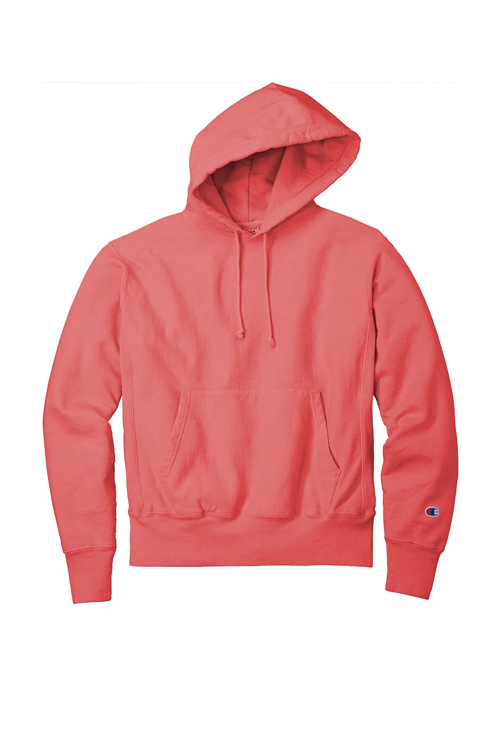 Champion Sweat à capuche homme teint en fil inversé avec poche kangourou - Corail envoûtant