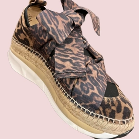 Chapmin Espadrille Sneaker-Leopard