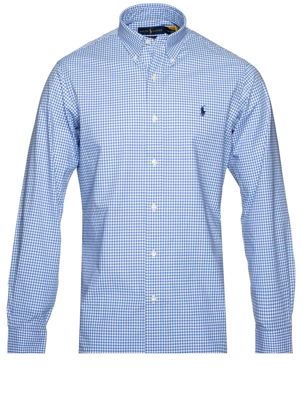 Chemise à carreaux bleue