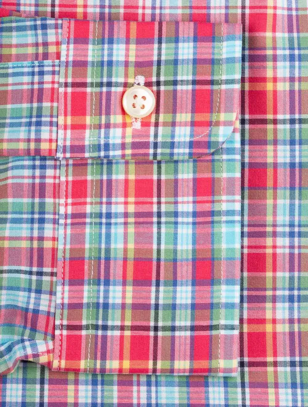 Chemise à carreaux multi