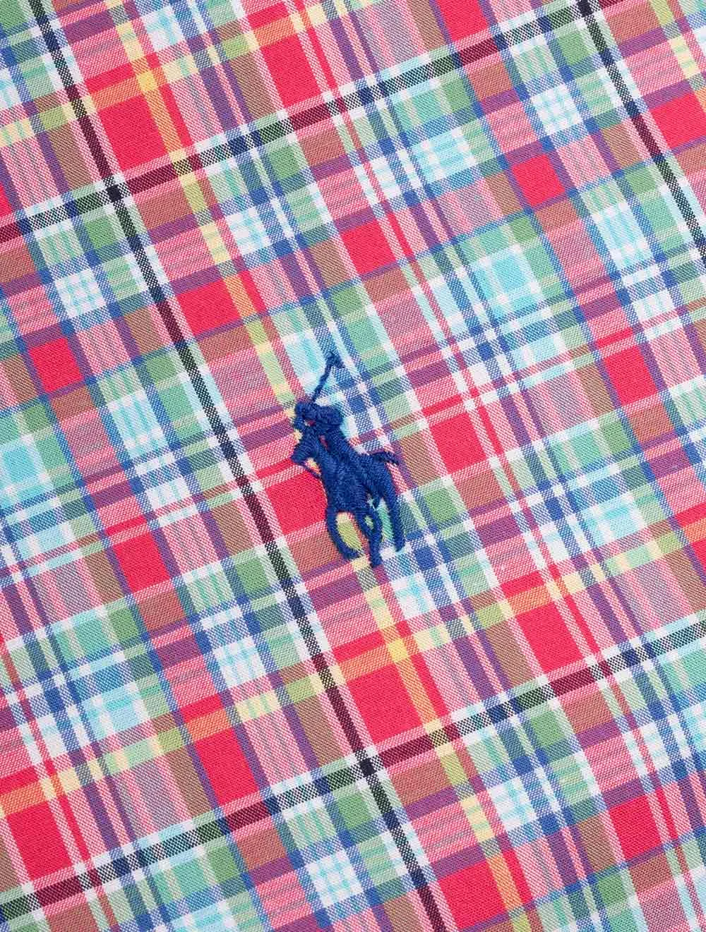 Chemise à carreaux multi