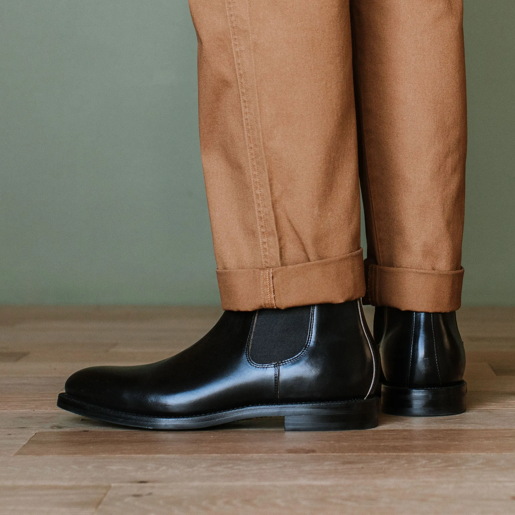 Botte Chelsea - Cuir Chromexcel Noir