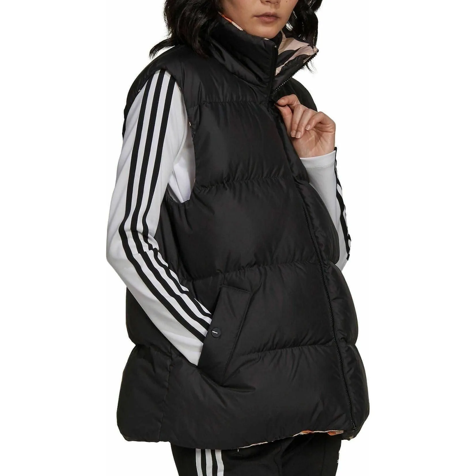 Vêtements Adidas Femme Gilet Doudoune Réversible Femme adidas Marimekko - Noir