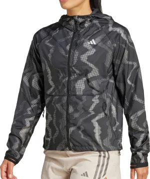 Vêtements Adidas Femme Veste de course adidas Ultimate WIND.RDY pour femmes - Noir