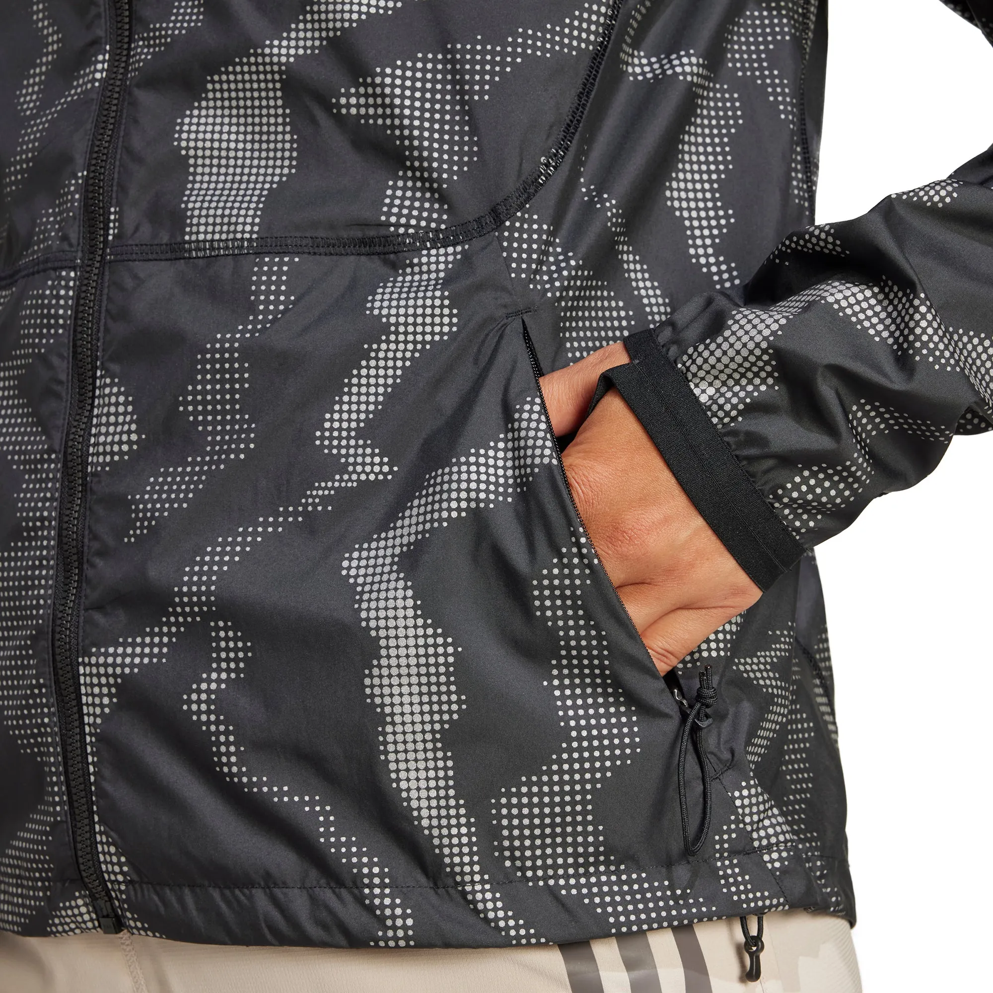 Vêtements Adidas Femme Veste de course adidas Ultimate WIND.RDY pour femmes - Noir