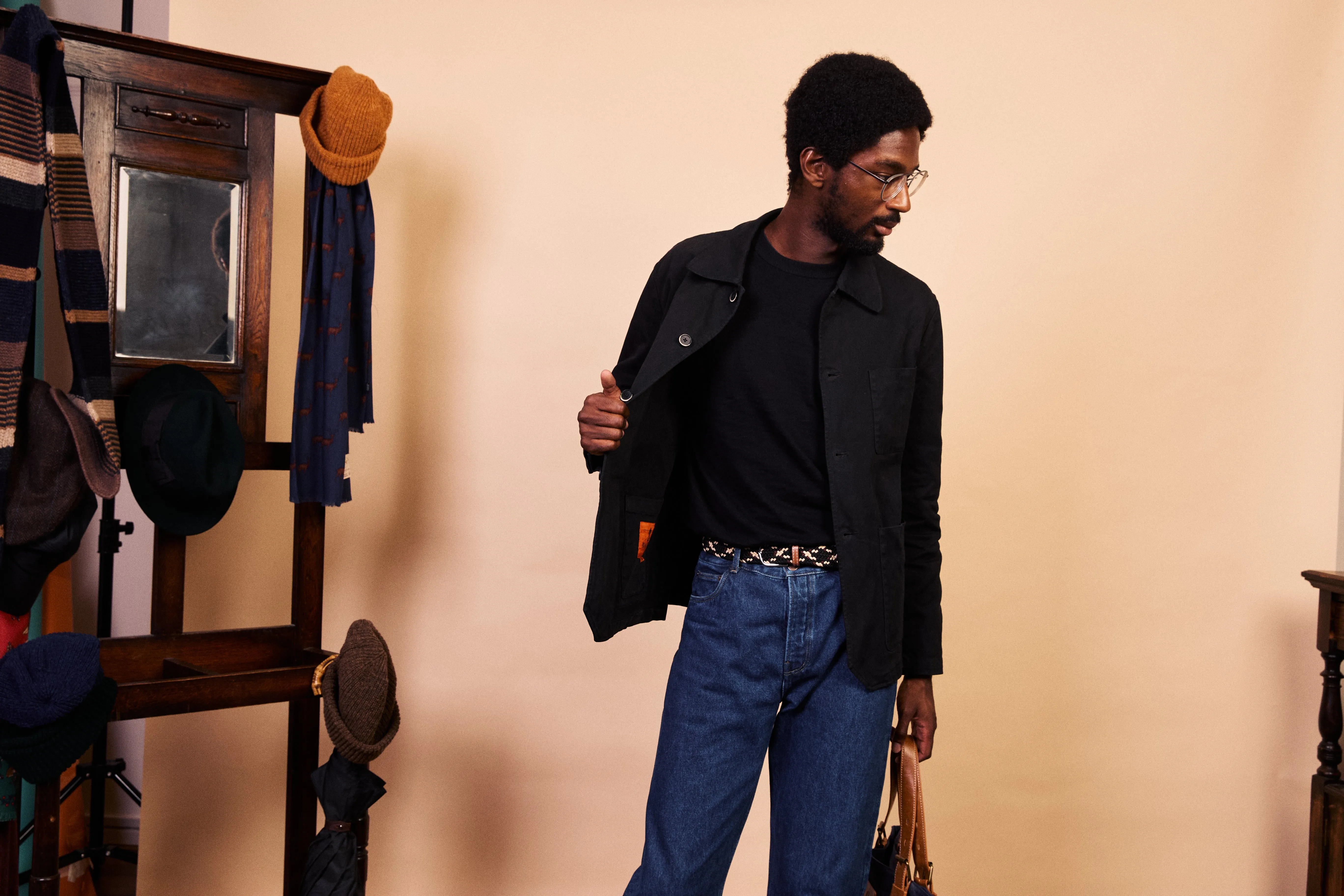Vêtement Barena Homme Veste Overshirt Visal - Noir