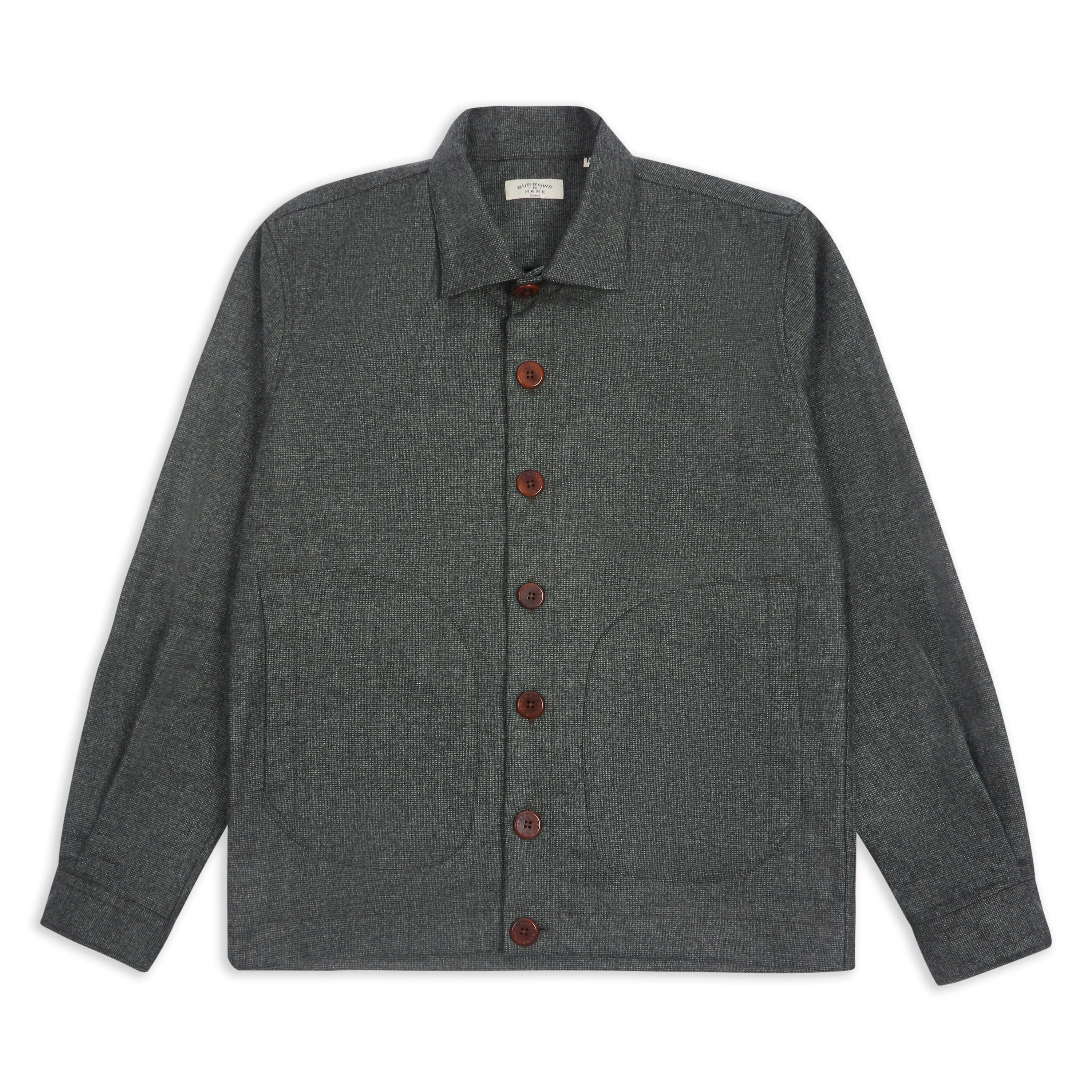 Vêtements Burrows And Hare Veste en laine James - Vert