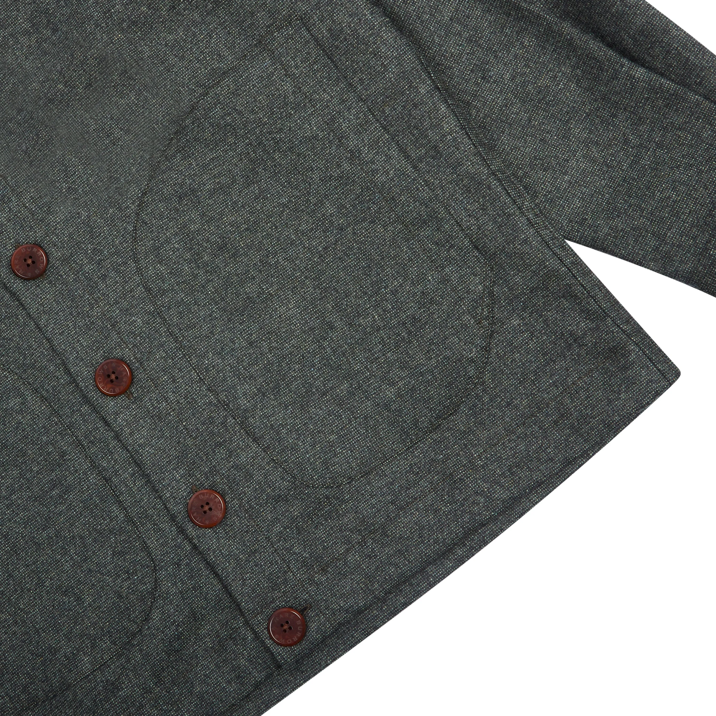Vêtements Burrows And Hare Veste en laine James - Vert