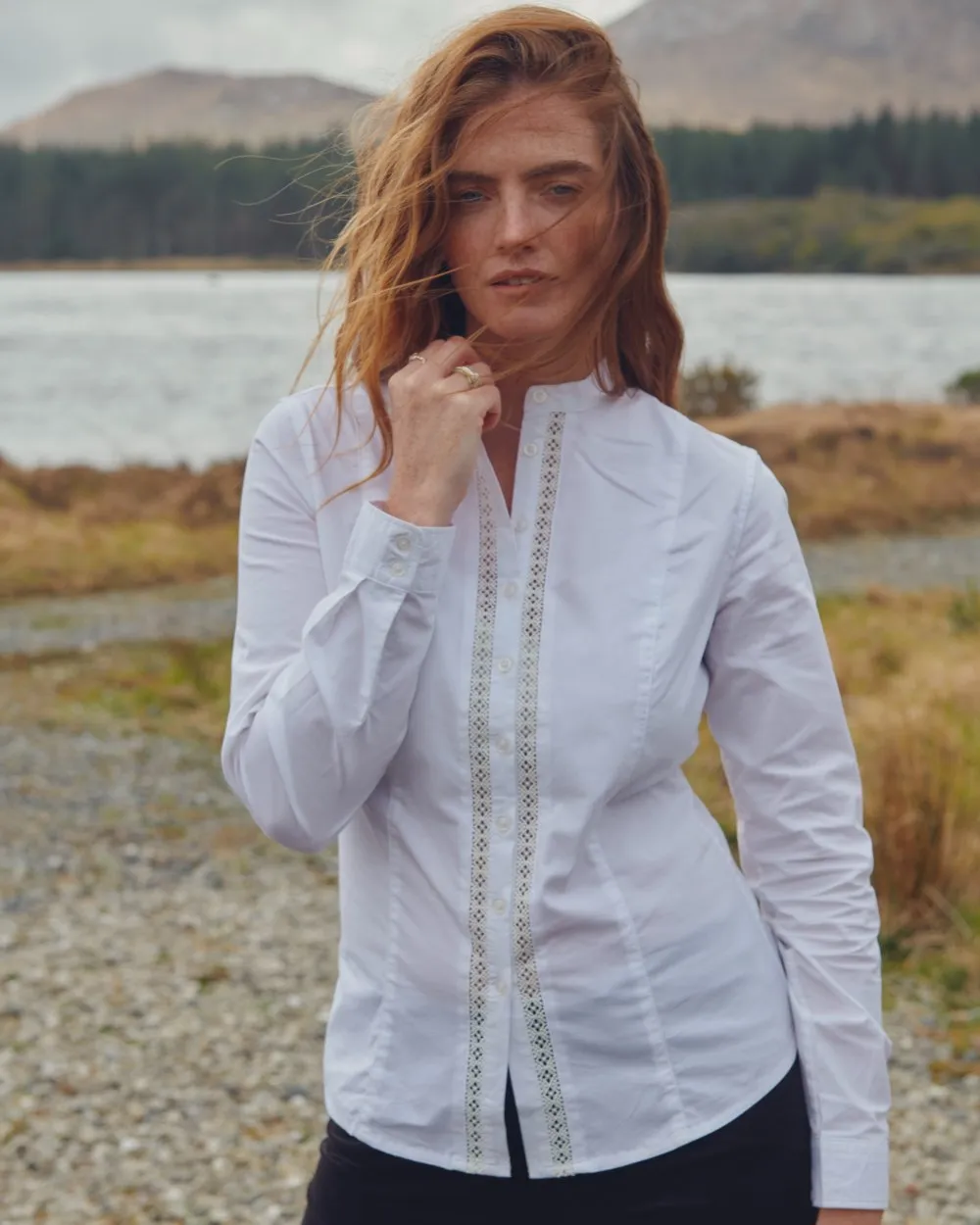 Vêtements Dubarry Chemise Dubarry Femmes Waterlily Col Mandarin