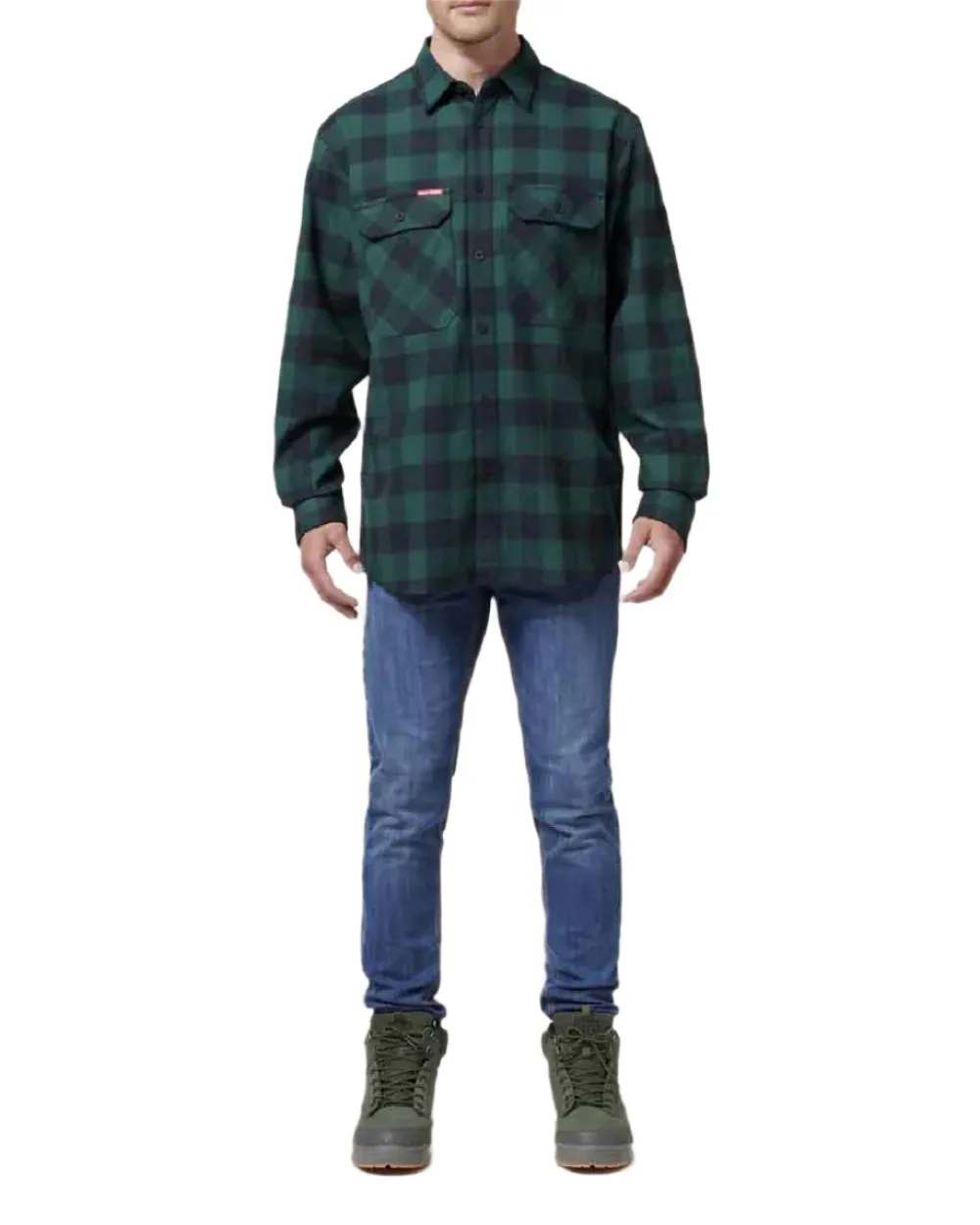 Vêtement Hard-Yakka Chemise à carreaux en flanelle à manches longues pour hommes Hard Yakka