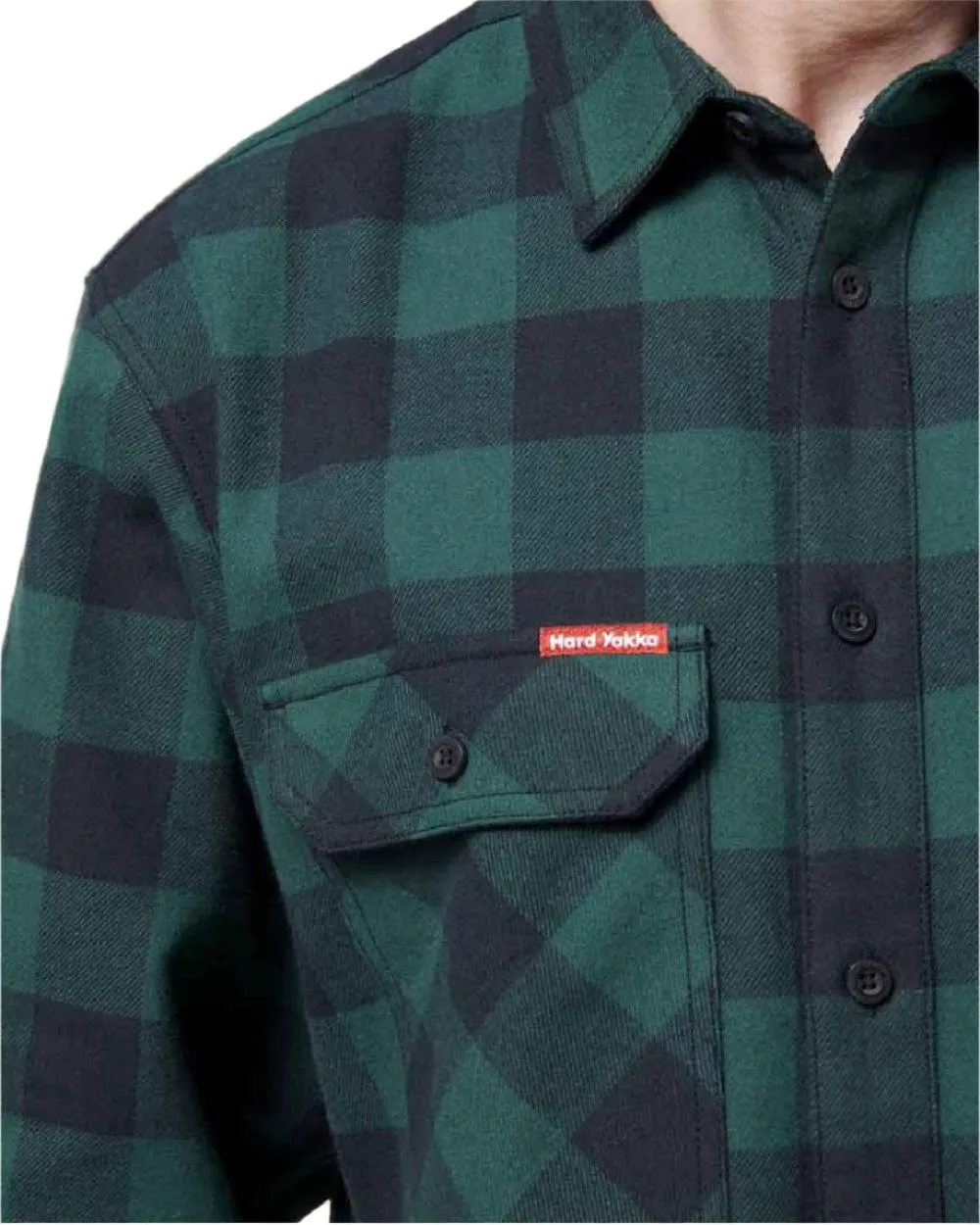 Vêtement Hard-Yakka Chemise à carreaux en flanelle à manches longues pour hommes Hard Yakka