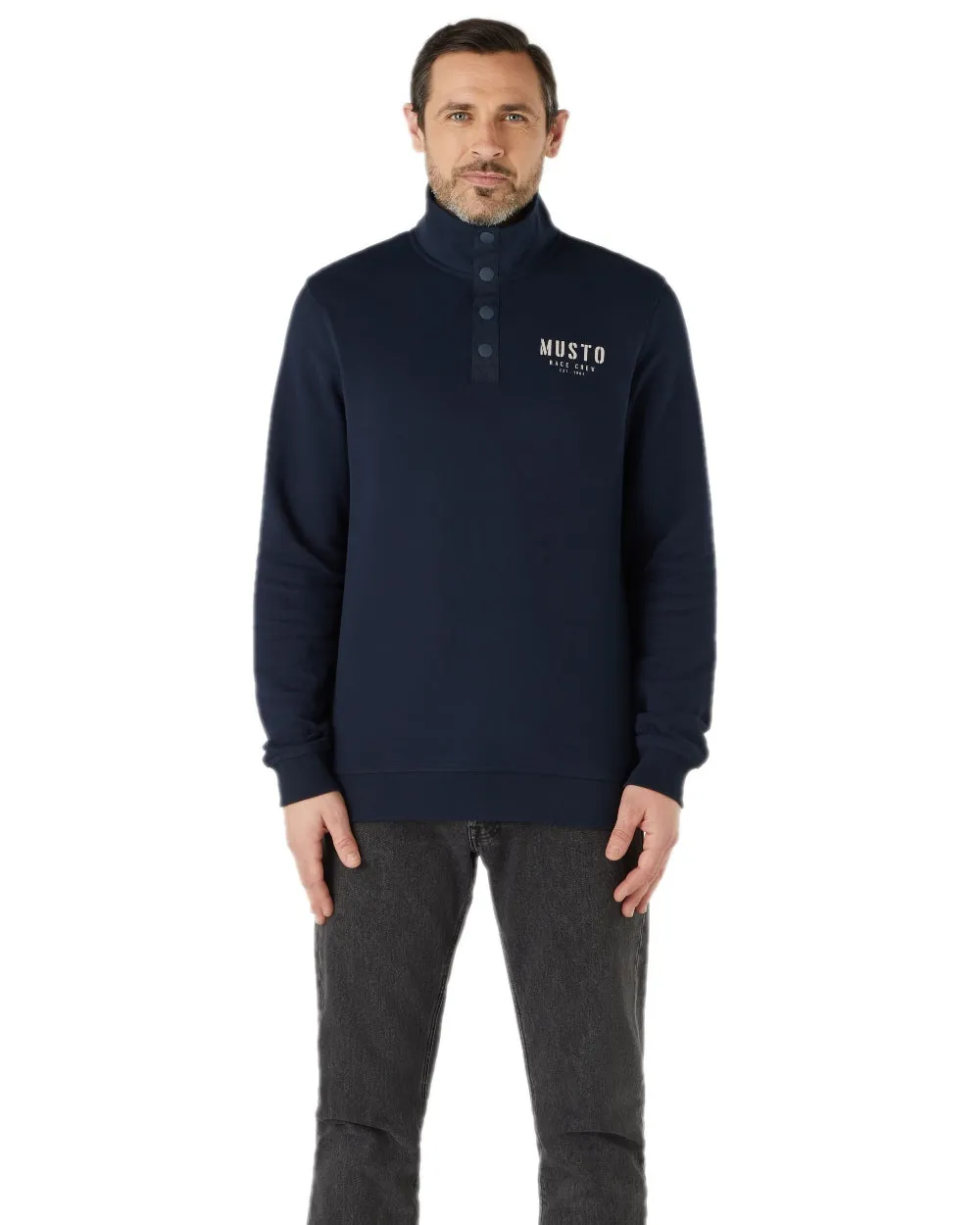 Pull Marina à demi-boutonnage Musto pour Hommes 2.0