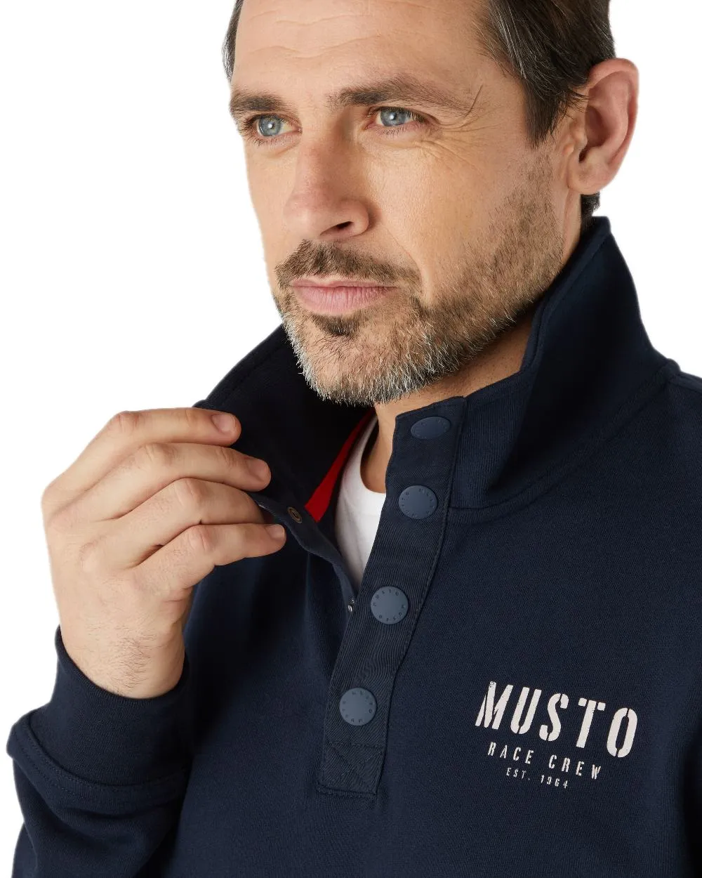 Pull Marina à demi-boutonnage Musto pour Hommes 2.0