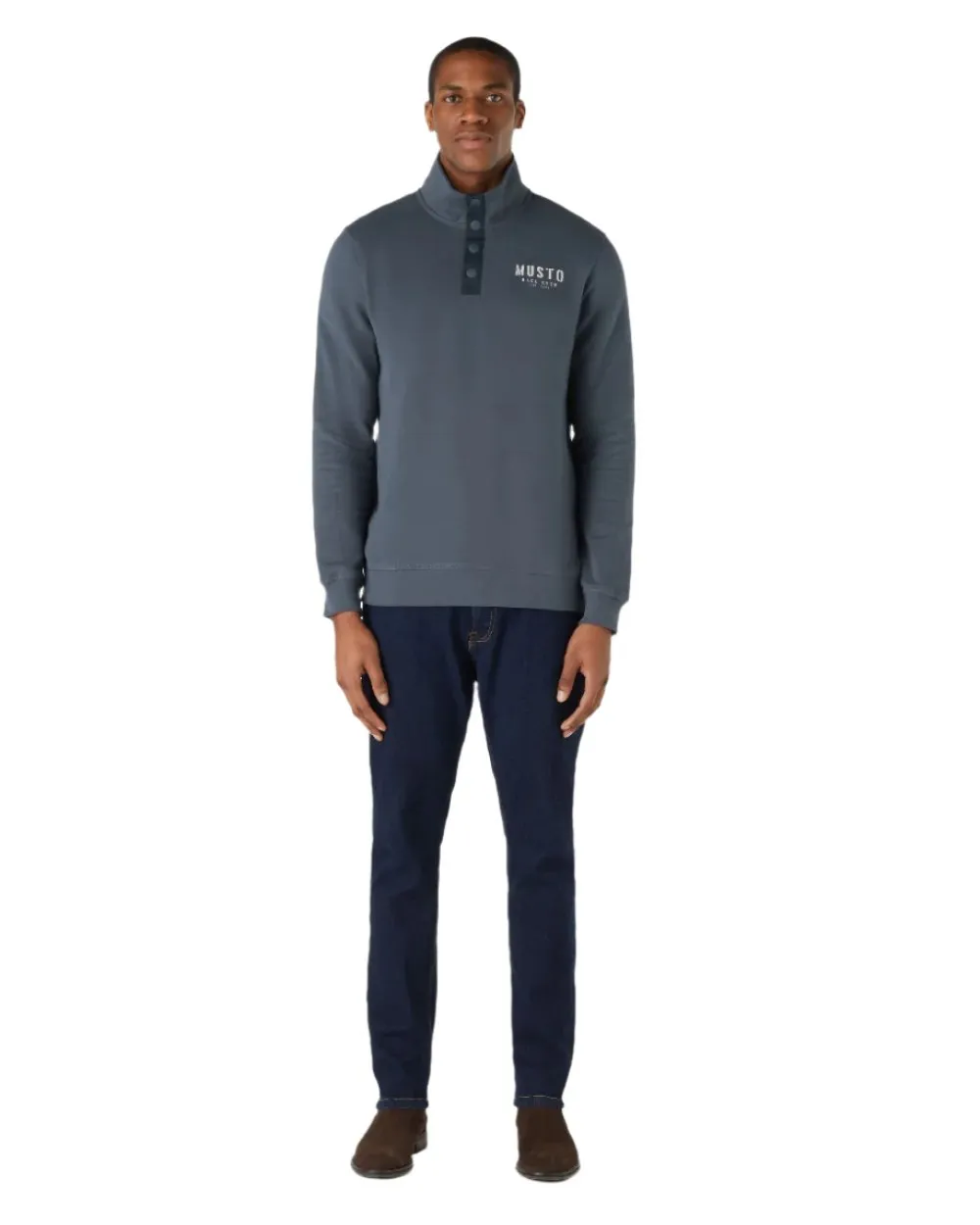 Pull Marina à demi-boutonnage Musto pour Hommes 2.0