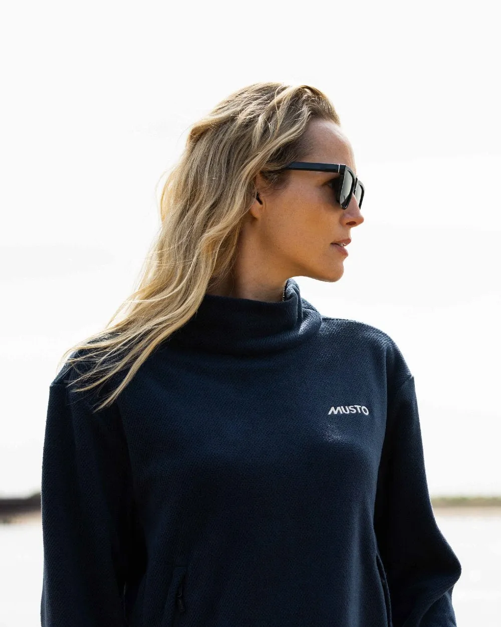 Pull-over en polaire classique pour femmes Musto
