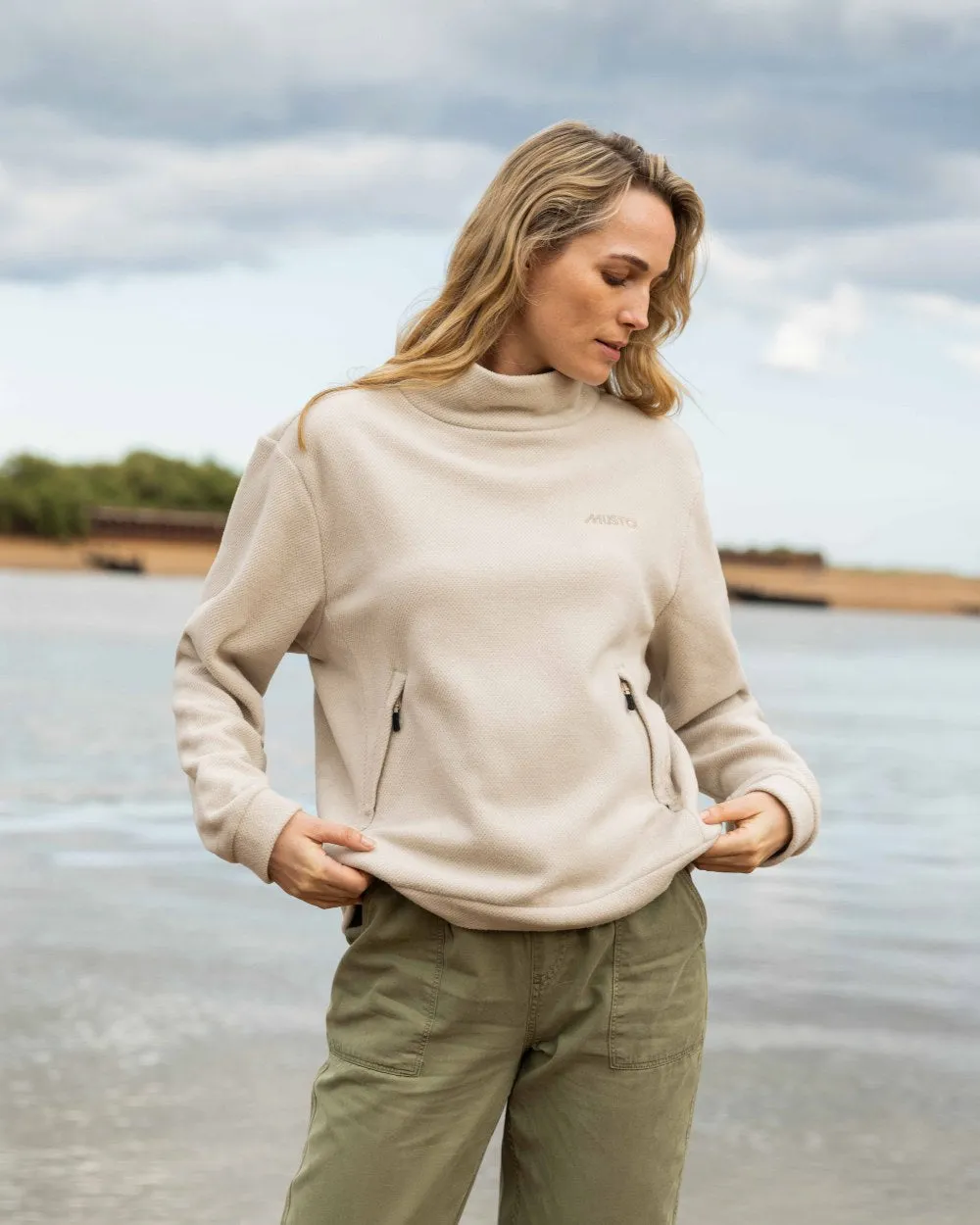 Pull-over en polaire classique pour femmes Musto