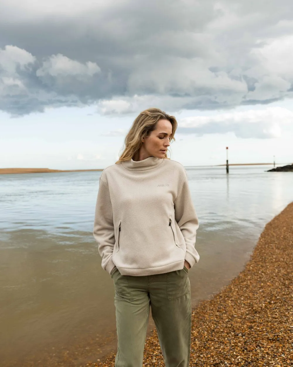 Pull-over en polaire classique pour femmes Musto