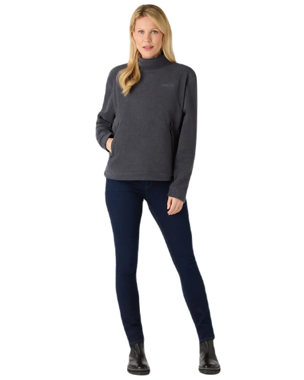 Pull-over en polaire classique pour femmes Musto