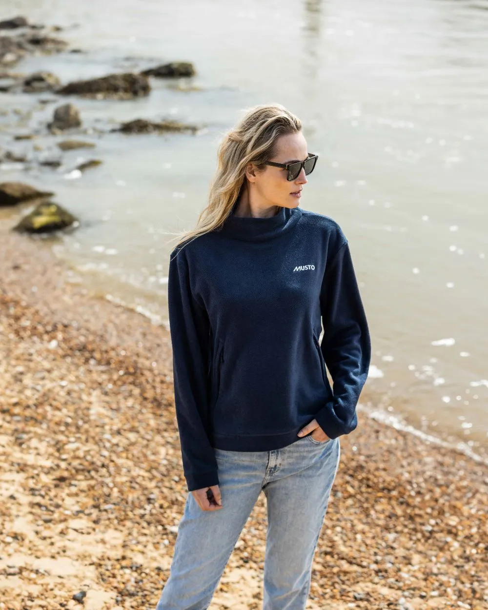 Pull-over en polaire classique pour femmes Musto