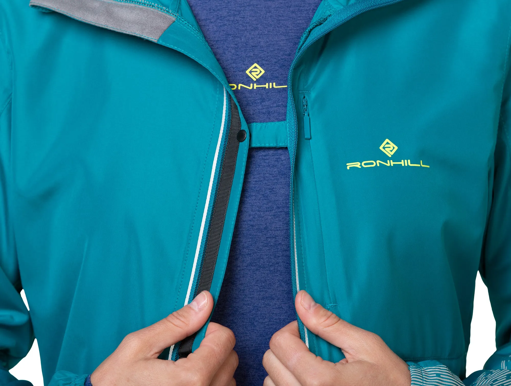 Veste de course technique réfléchissante pour femmes Ronhill - Bleu