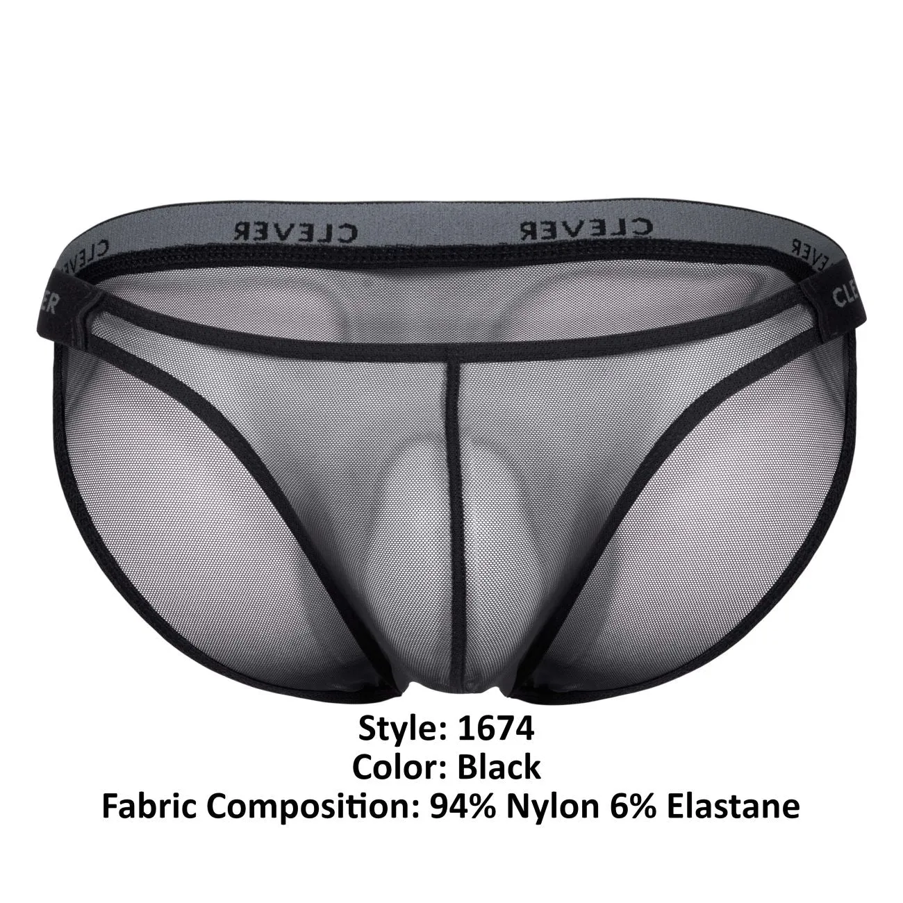 Sous-vêtements Homme Intelligent Clever 1674 Bikini Légendaire Couleur Noir