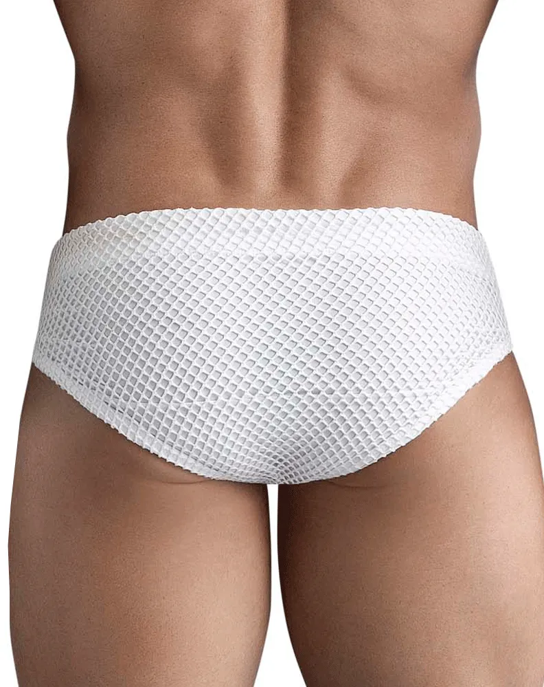 Sous-vêtements intelligents pour hommes Clever 1743 Maillot de bain slip Island Blanc