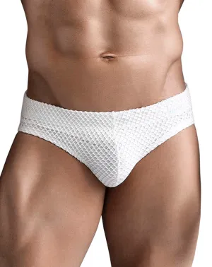 Sous-vêtements intelligents pour hommes Clever 1743 Maillot de bain slip Island Blanc