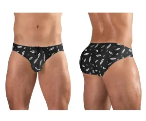 Vêtements_Ergowear_Sous-vêtements Homme ErgoWear EW1766 X4D SW Maillot de Bain Couleur Noir-Blanc
