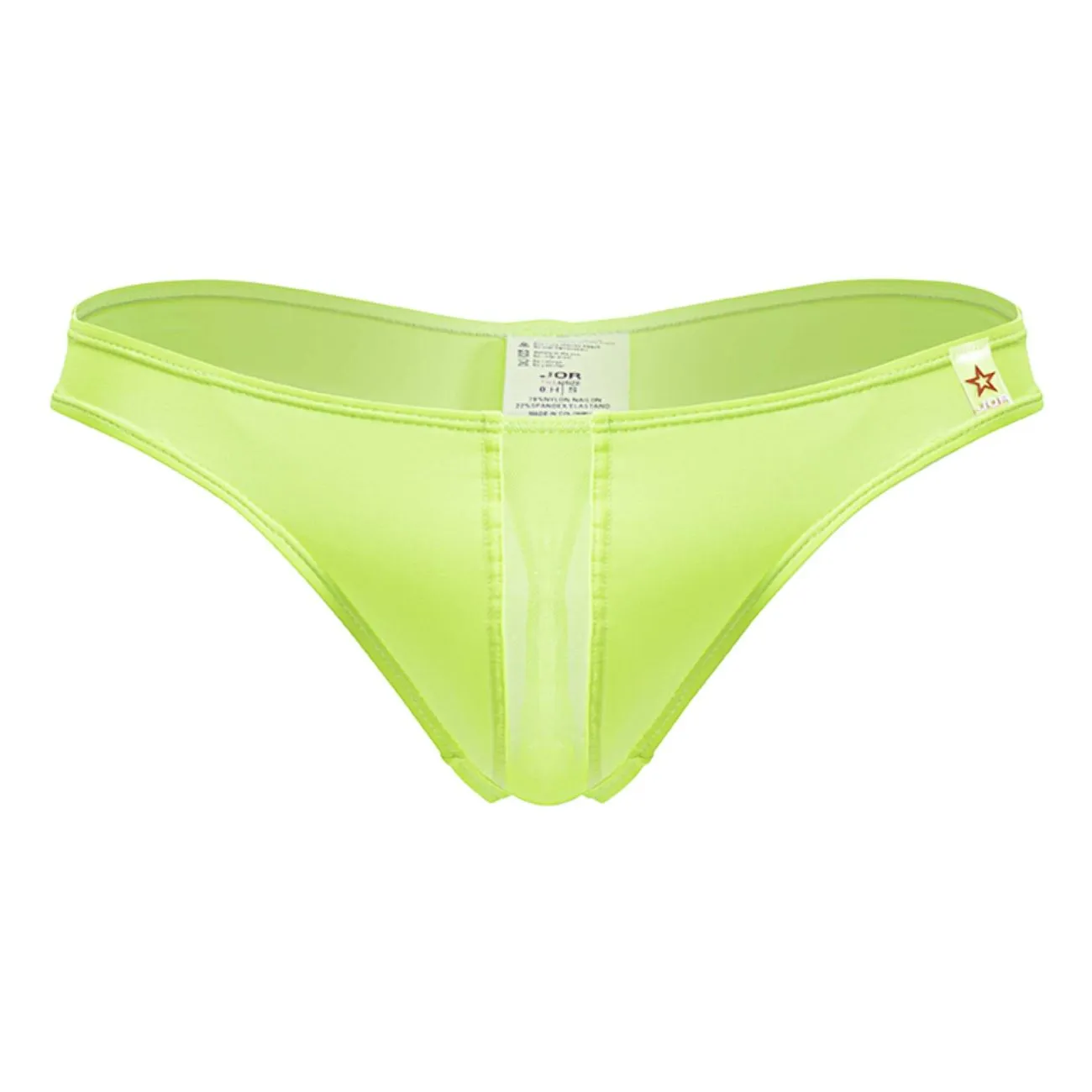 Sous-vêtements Homme JOR 2151 String Apolo Couleur Jaune Néon