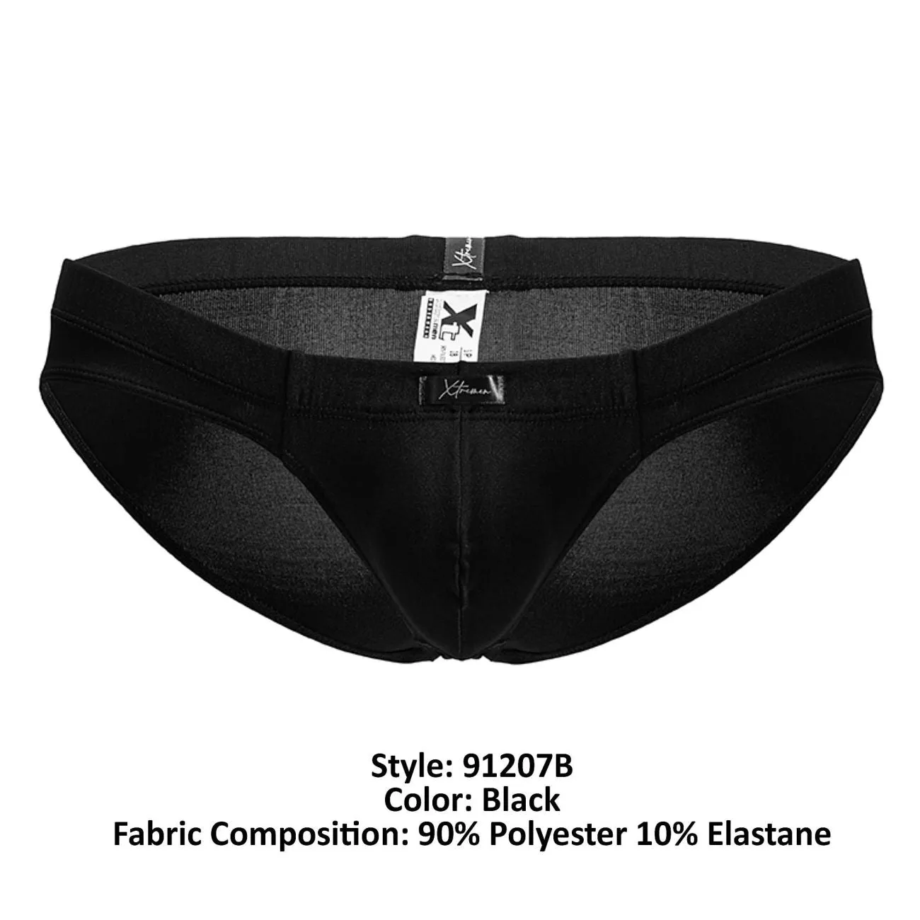 Vêtements_Xtremen_Sous-vêtements Xtremen 91207B Slips en Microfibre Couleur Noir