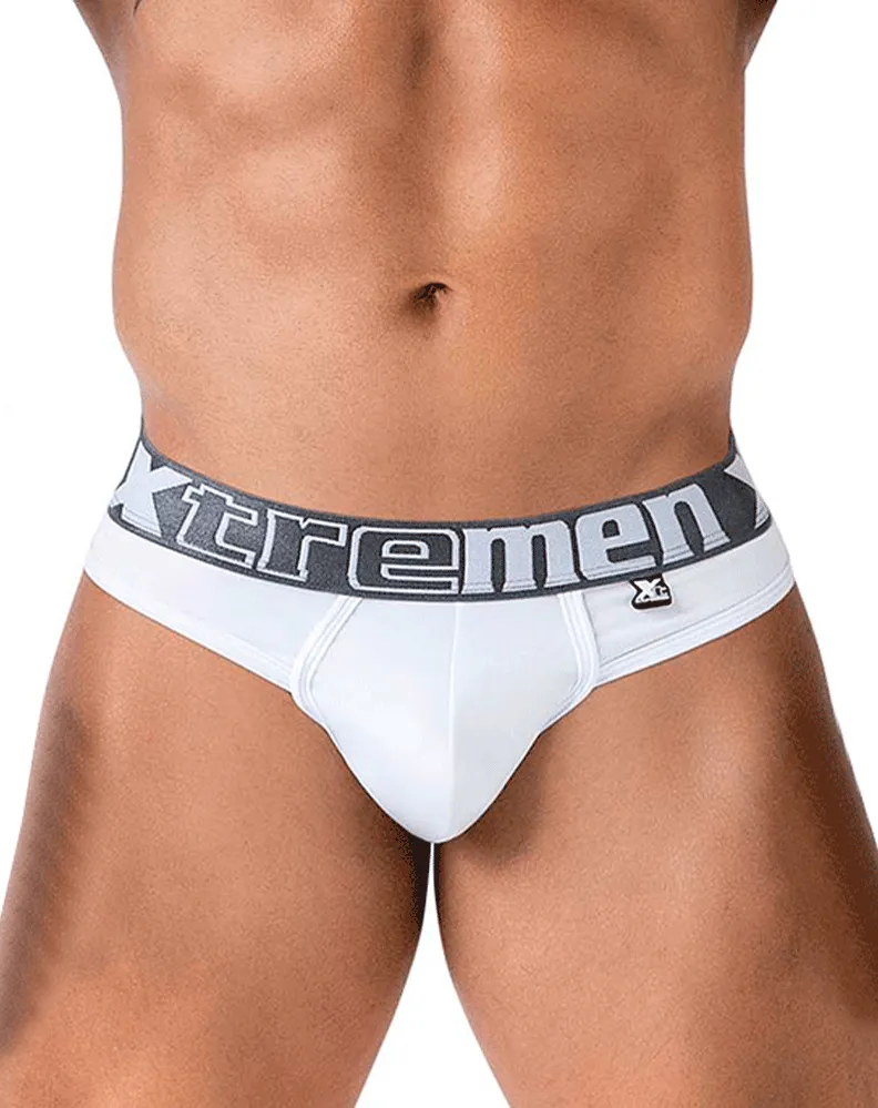 Sous-vêtements Xtremen Xtremen 91208b Microfibre Strings Blanc