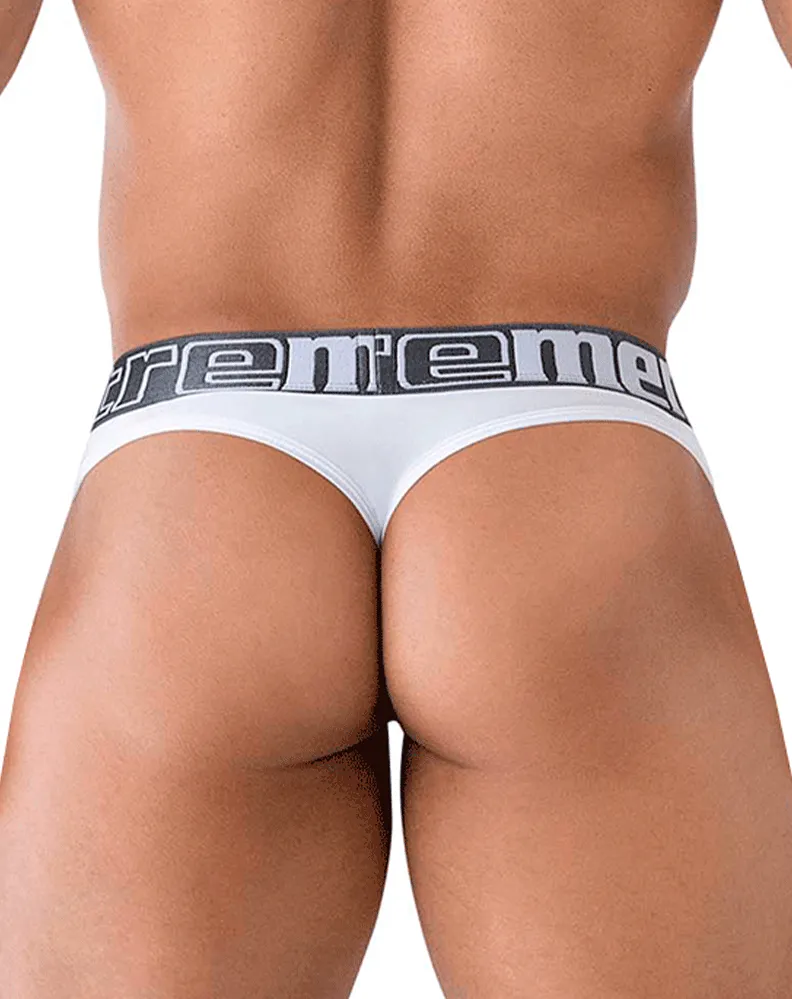 Sous-vêtements Xtremen Xtremen 91208b Microfibre Strings Blanc