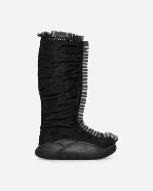 Bottes hautes à volants Collina Strada Noir