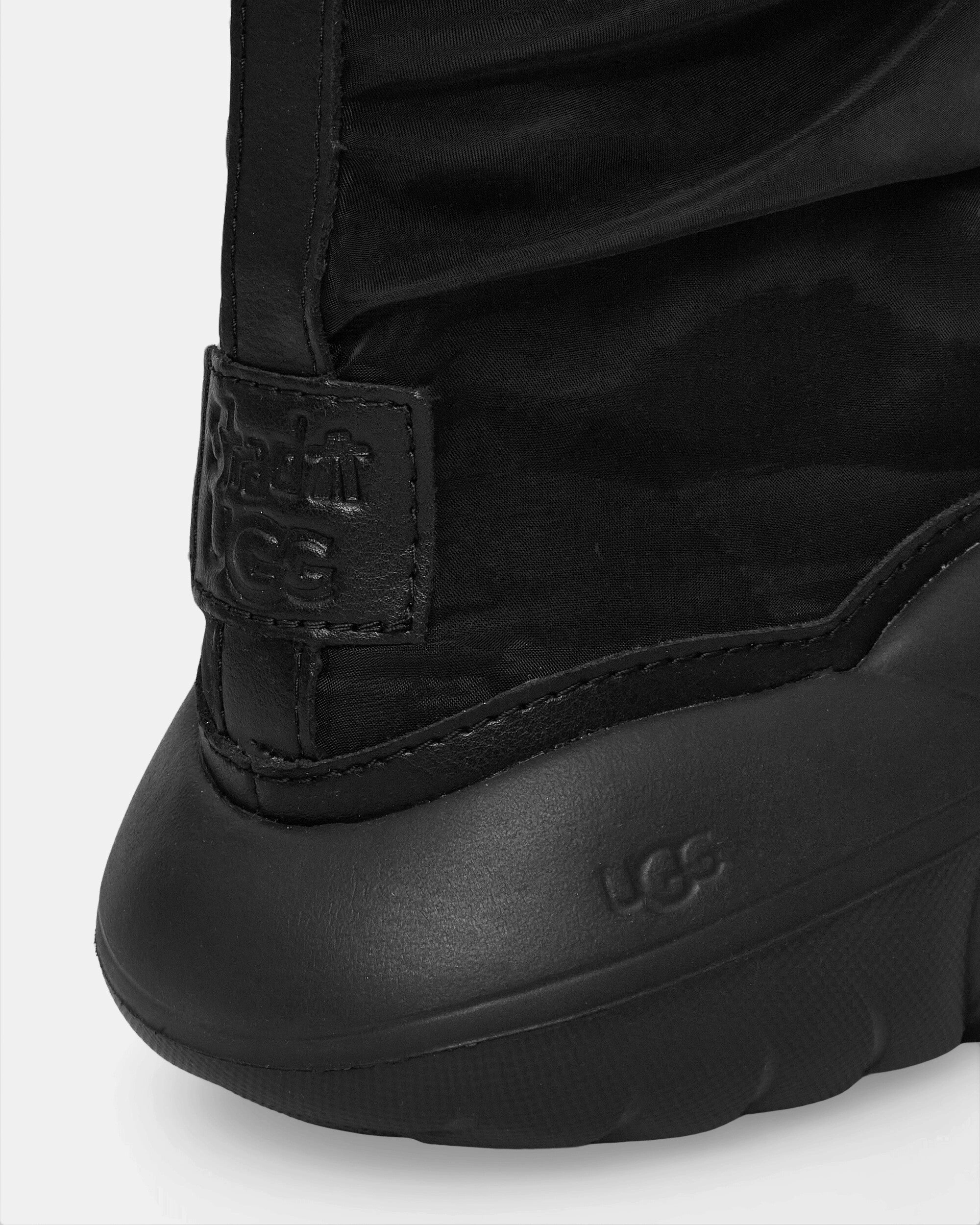 Bottes hautes à volants Collina Strada Noir